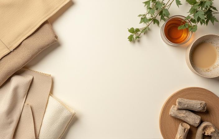 다양한 친환경 인테리어 자재와 한옥 소품